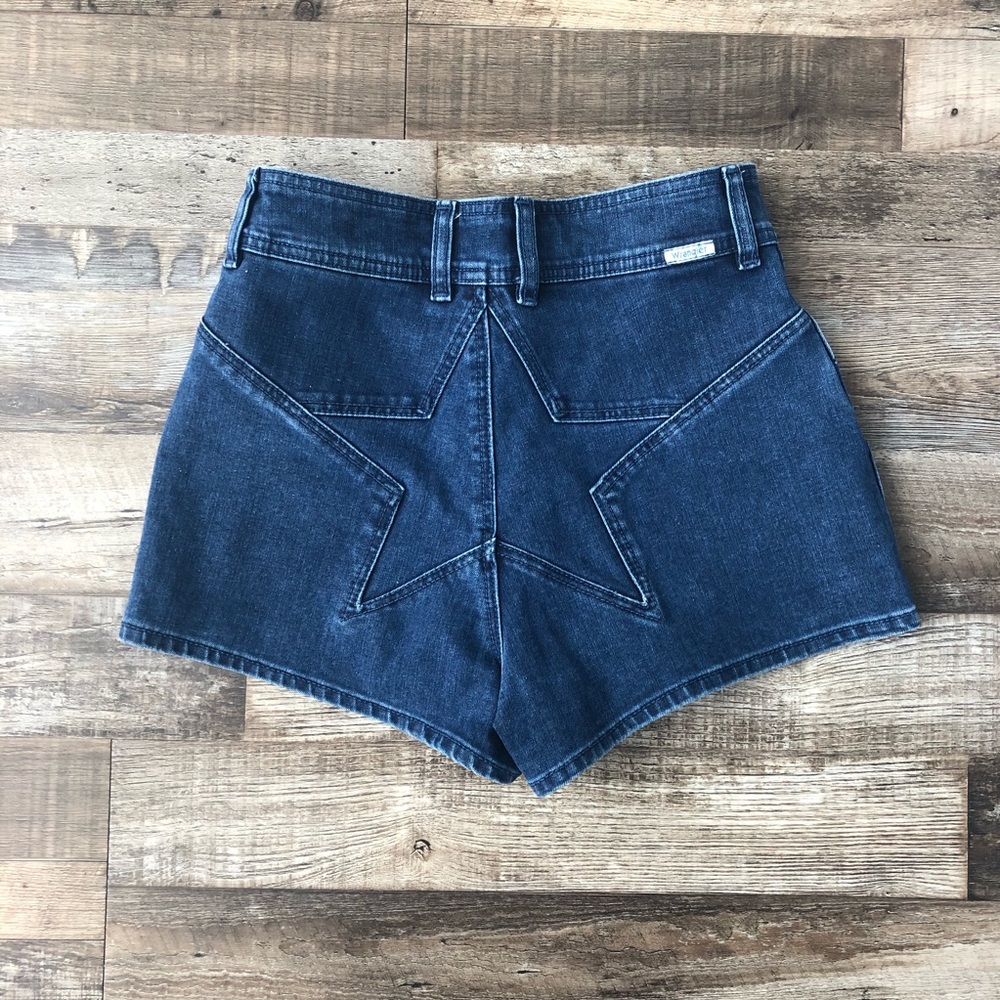Wrangler Hi Cheeky Denim “Star” Shorts